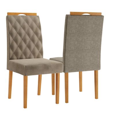 2 RAVENNA DINING CHAIRS NOCE 2 RAVENNA DINING CHAIRS NOCE