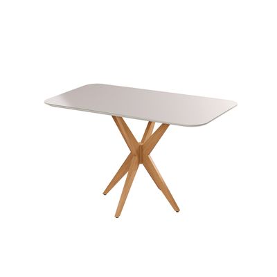 47 IN. SICILIA DINING TABLE CINNAMON/OFF WHITE