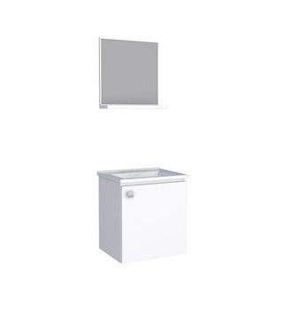 SYMI WALL-MOUNT VANITY SET WHITE