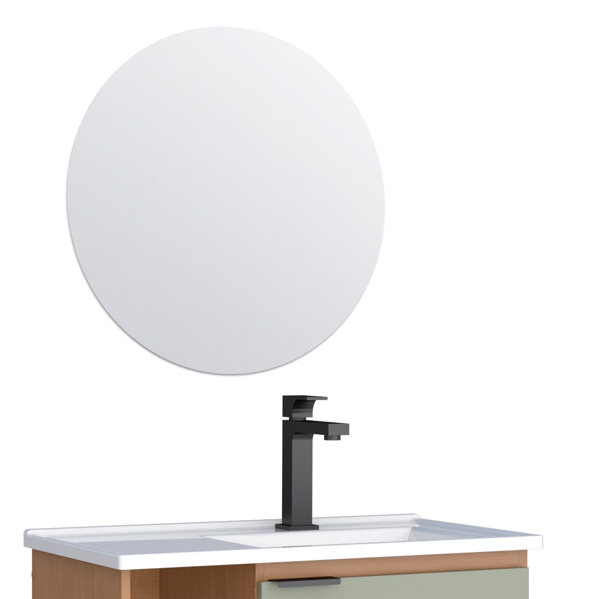KYKLOS ROUND FRAMELESS MIRROR