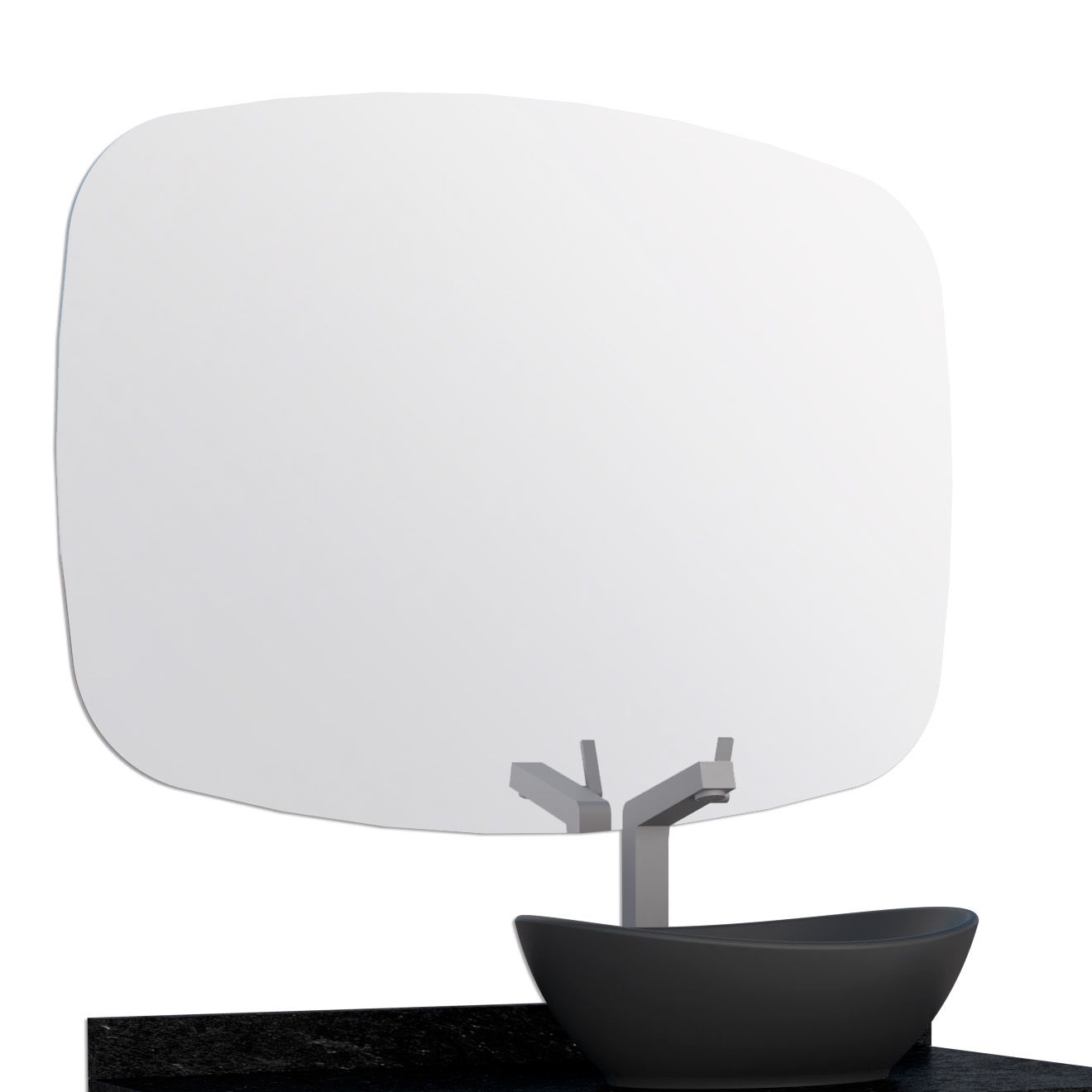 AURA 31 IN. FRAMELESS MIRROR