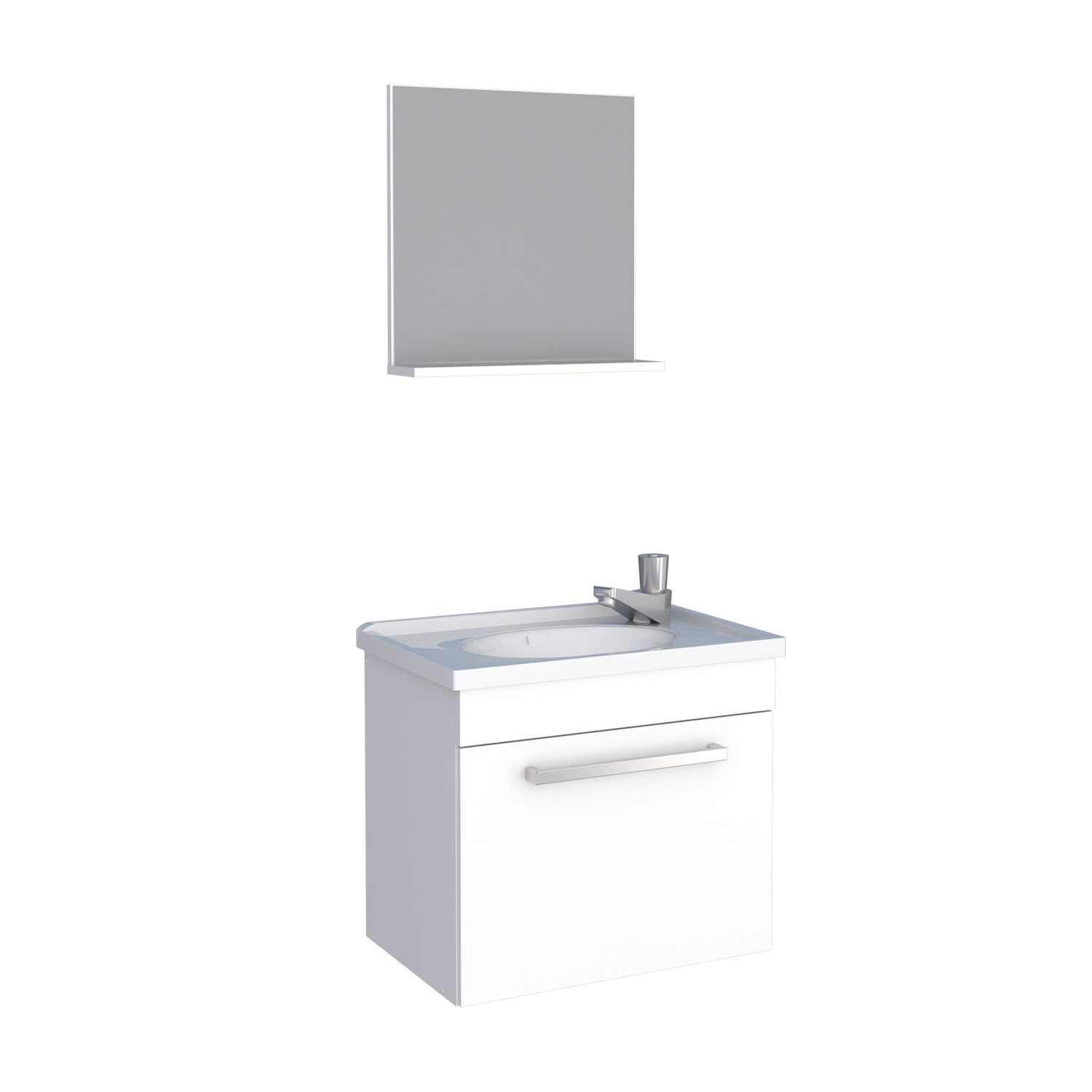 KYLLINI 18 IN. WALL-MOUNT VANITY SET WHITE