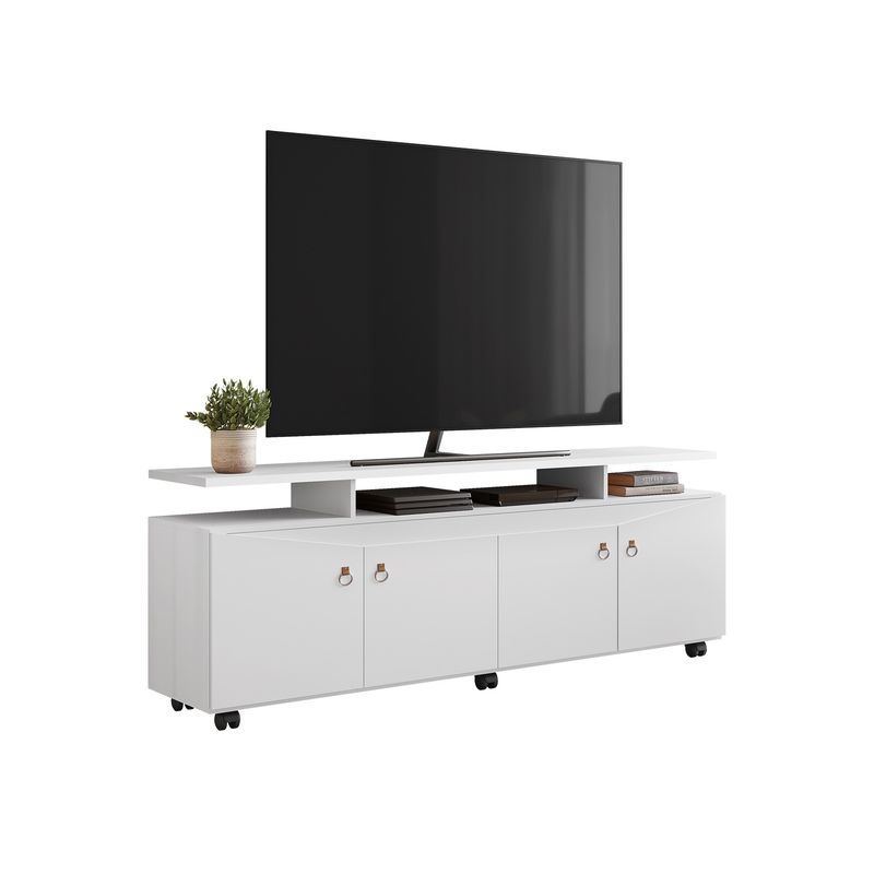 ISABELA TV STAND WHITE