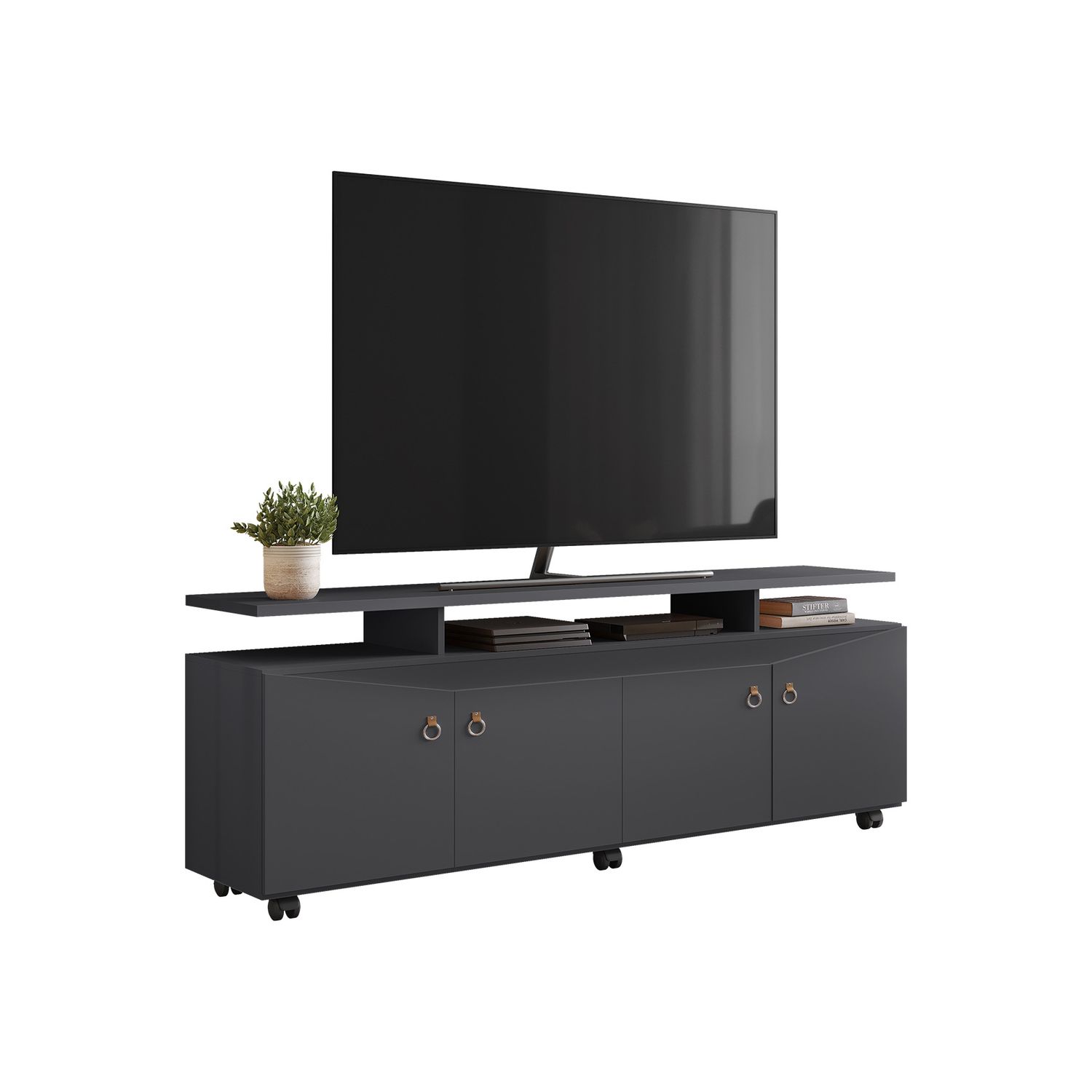 ISABELA TV STAND GRAPHITE