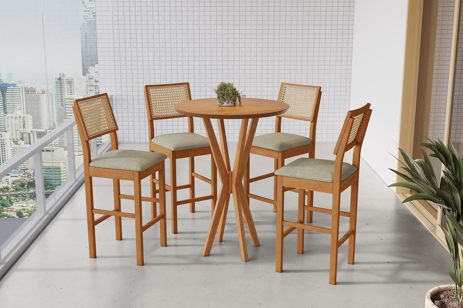 SICILIA HIGH BISTRO TABLE CINNAMON