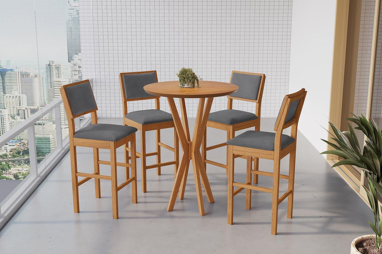 SICILIA HIGH BISTRO TABLE CINNAMON