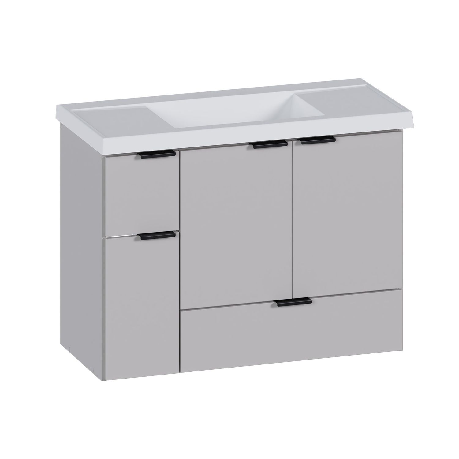 TRINISA 31 IN. WALL-MOUNT VANITY ALMOND W/ CULTURED MARBLE TOP