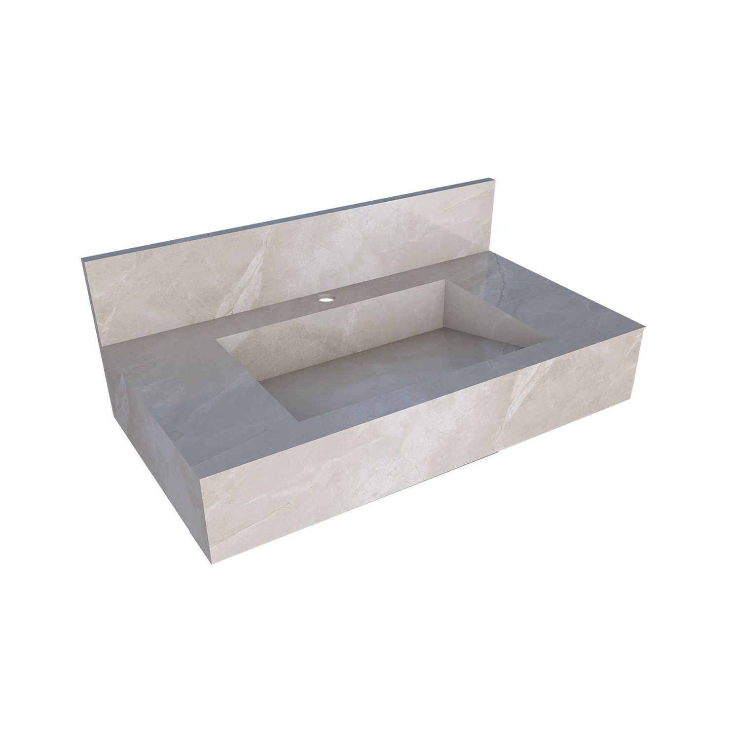 MONDELLO 32 IN. WALL-MOUNT PORCELAIN VANITY IVORY CREAM