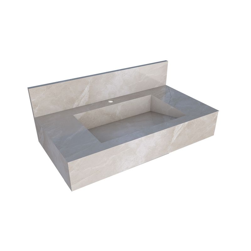 MONDELLO 32 IN. WALL-MOUNT PORCELAIN VANITY IVORY CREAM