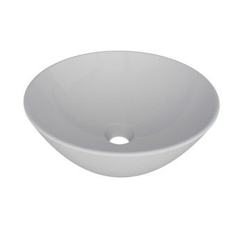 PESCARA CERAMIC OVAL VESSEL SINK WHITE