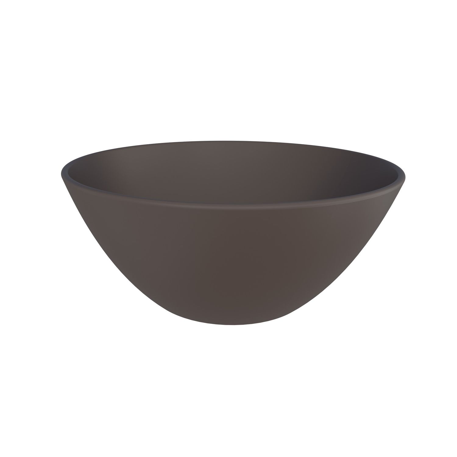 PESCARA CERAMIC OVAL VESSEL SINK BROWN