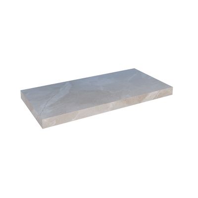 31 IN. PORCELAIN VANITY SHELF IVORY CREAM