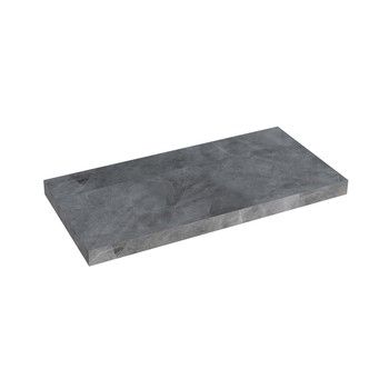31 IN. PORCELAIN VANITY SHELF STONE GRAY