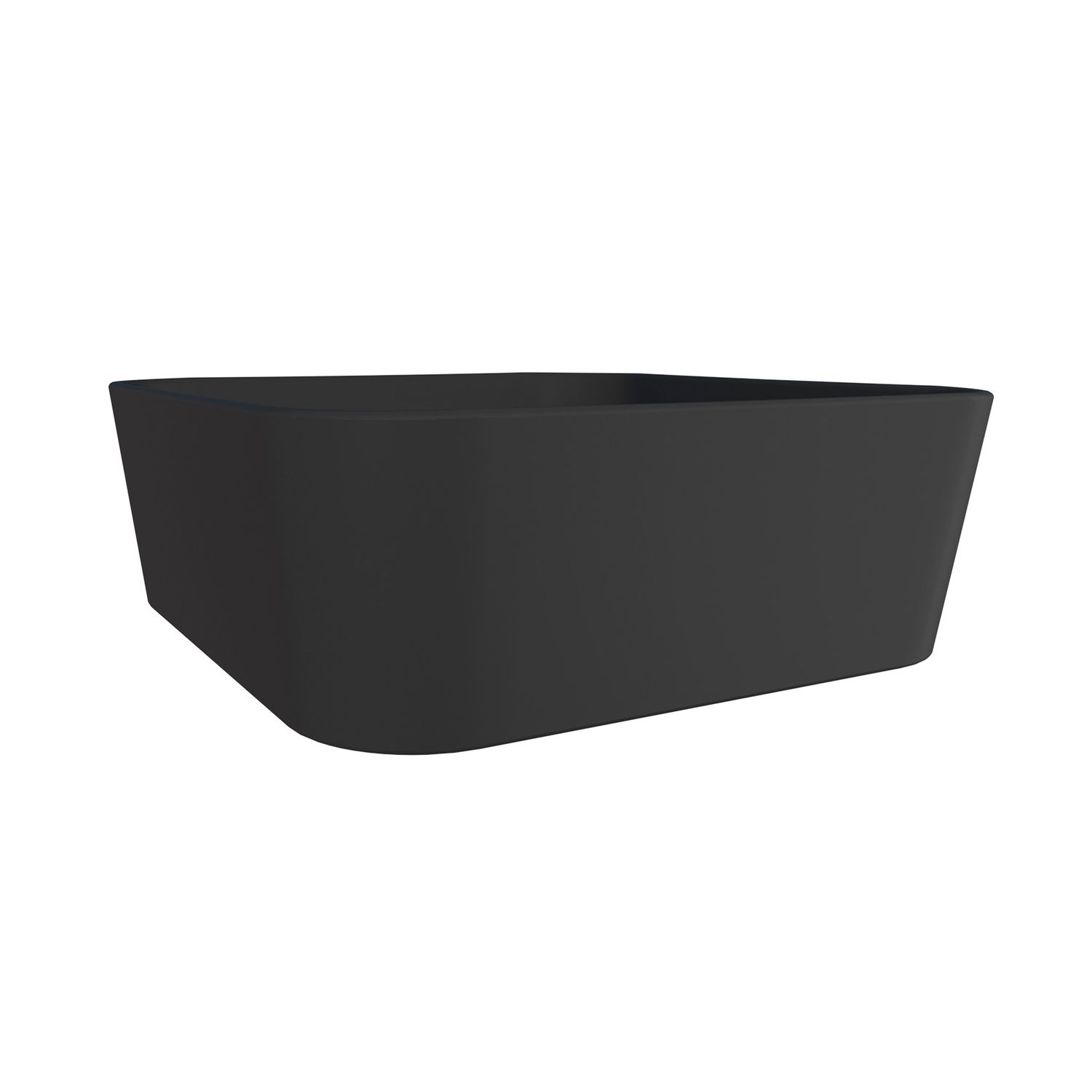 RIMINI CERAMIC SQUARE VESSEL SINK BLACK