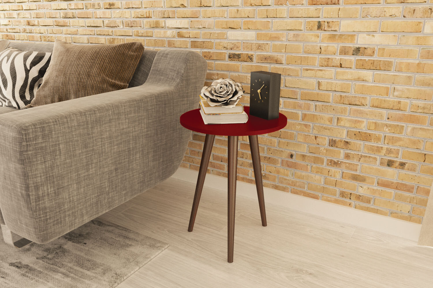 FLORENCE SIDE TABLE RED