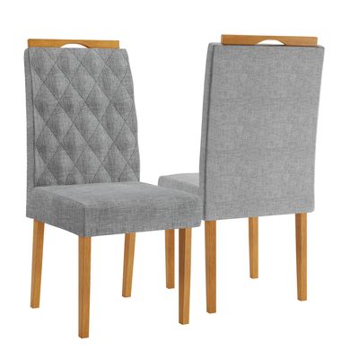 2 RAVENNA DINING CHAIRS GRIGIO ARDESIA