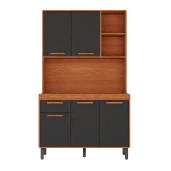 47 IN. BONN KITCHEN SET HONEY OAK/GRAPHITE