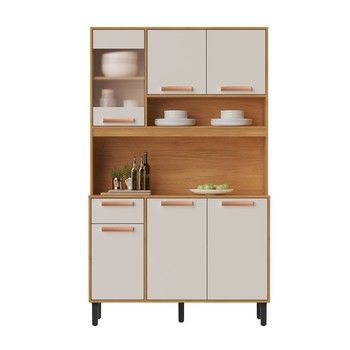47 IN. NORDEND KITCHEN SET HONEY OAK/OFF WHITE