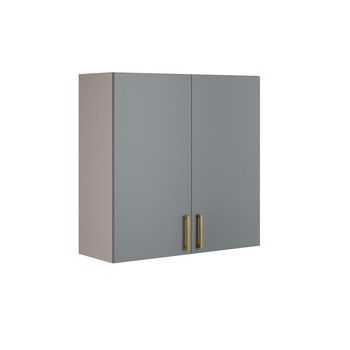 STUTTGART 2-DOOR WALL CABINET FENDI/GRAY