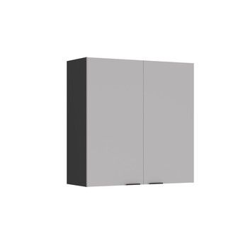 DORTMUND 2-DOOR WALL CABINET GRAPHITE/FENDI