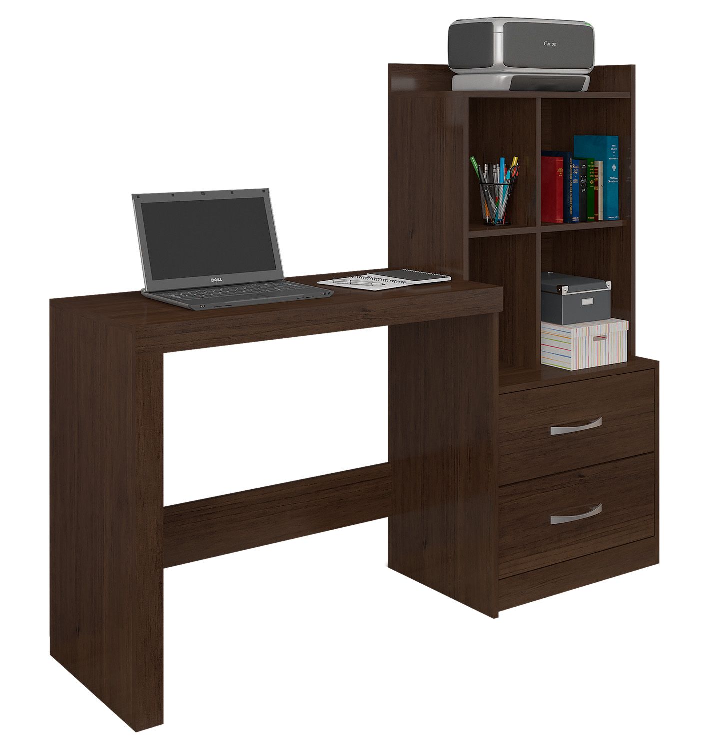 HOLLAND COMPLETE COMPUTER DESK SOFT CAFFE