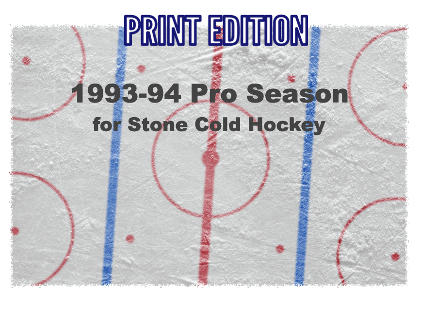 SCH 1993-94 Pro Hockey Season