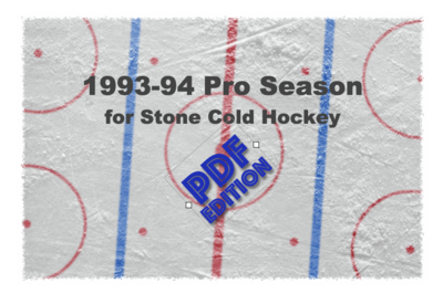 PDFs - 1993/94 Pro Hockey Season