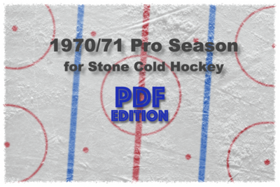 PDFs - 1970-71 Pro Hockey Season