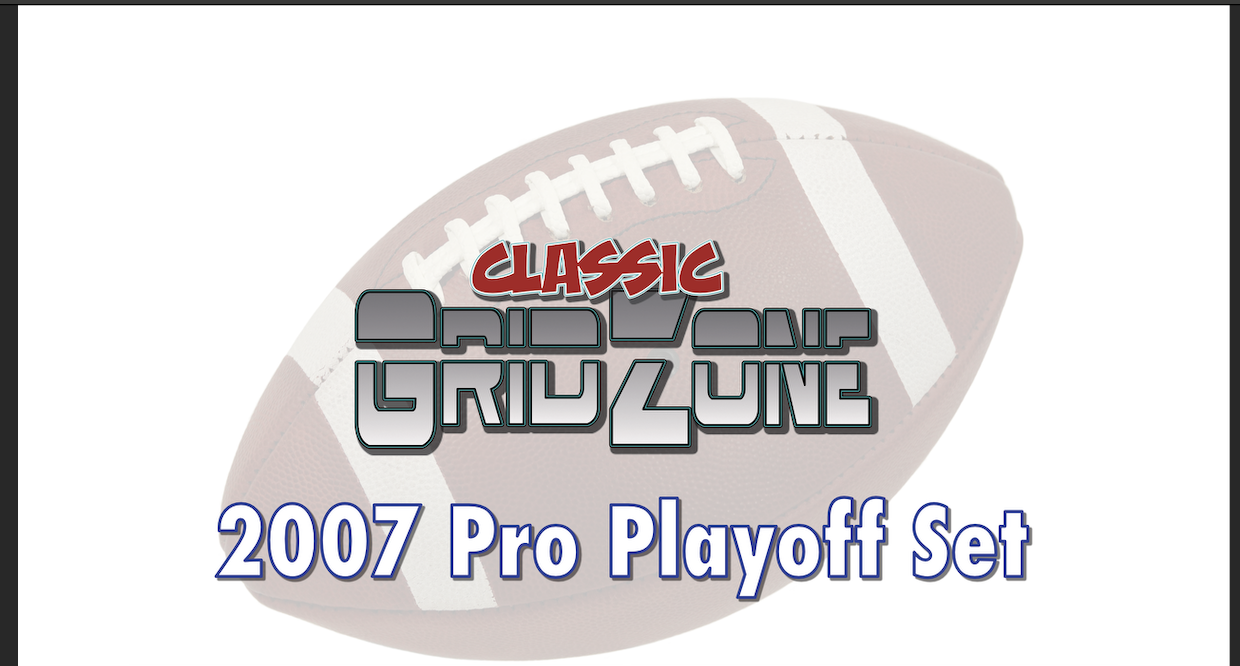 Classic GridZone 2007 Pro Playoff Set