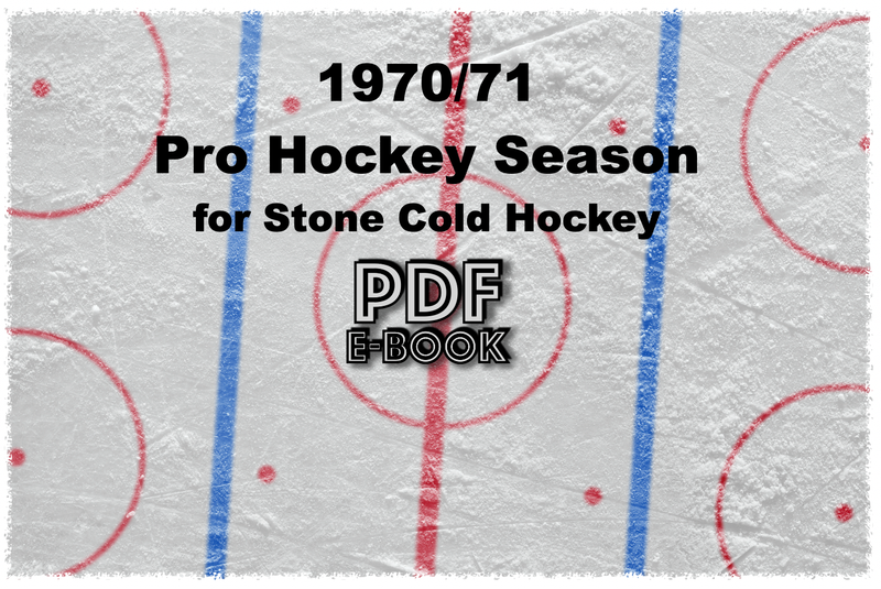 PDF ebook - 1970-71 Pro Hockey Season