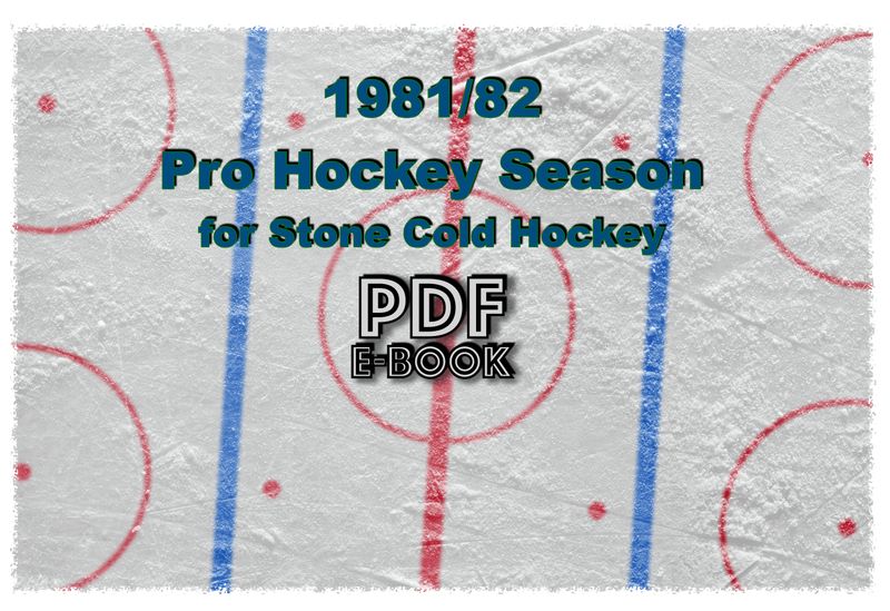 PDF ebook - 1981/82 Pro Hockey Season