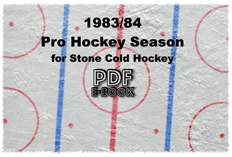 PDF ebook - 1983/84 Pro Hockey Season