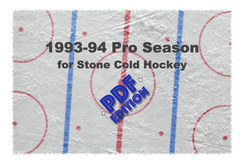 PDF e-book: 1993/94 Pro Hockey Season
