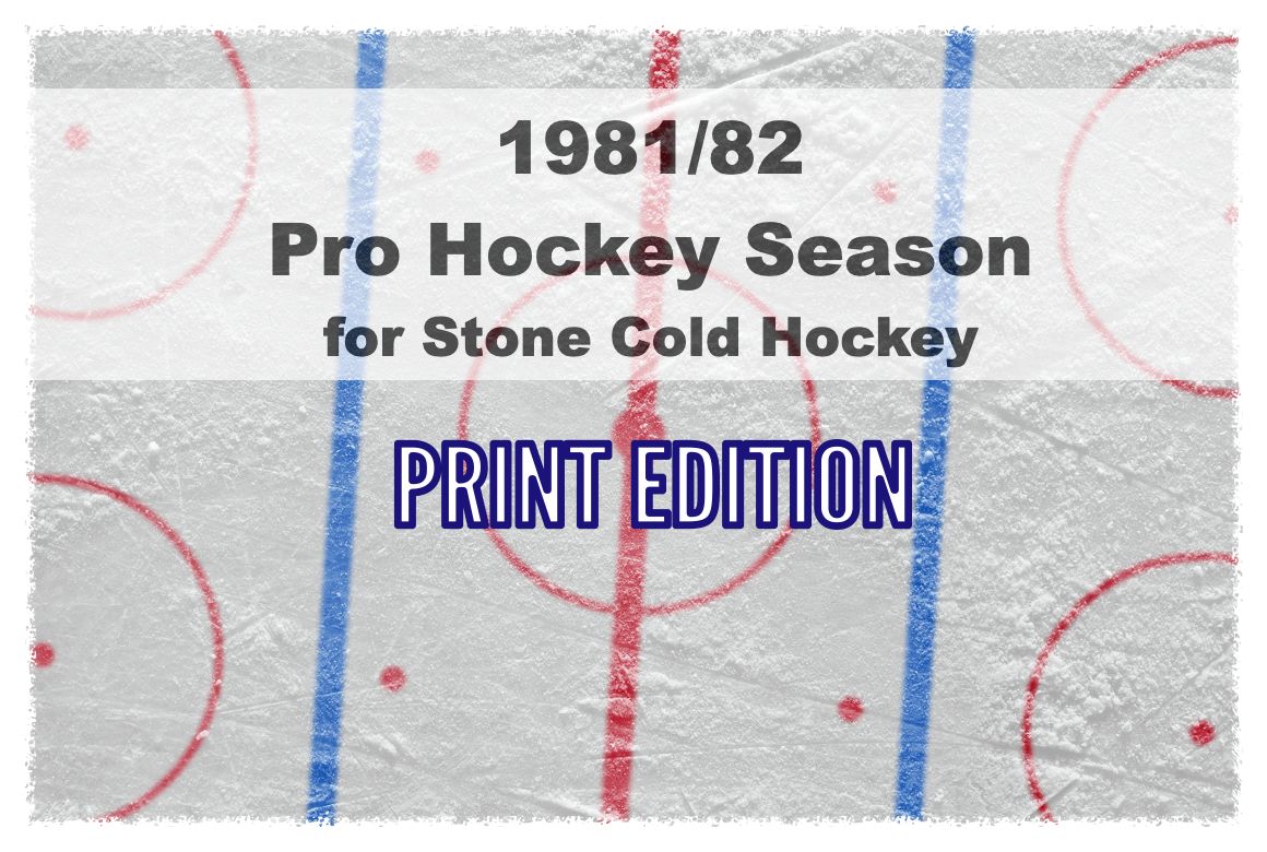 SCH 1981-82 Pro Hockey Season