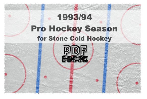 PDF ebook: 1993/94 Pro Hockey Season
