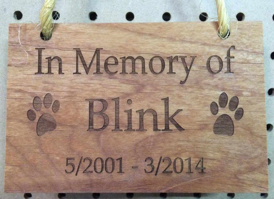 In Memory of Plaque In Memory of Plaque