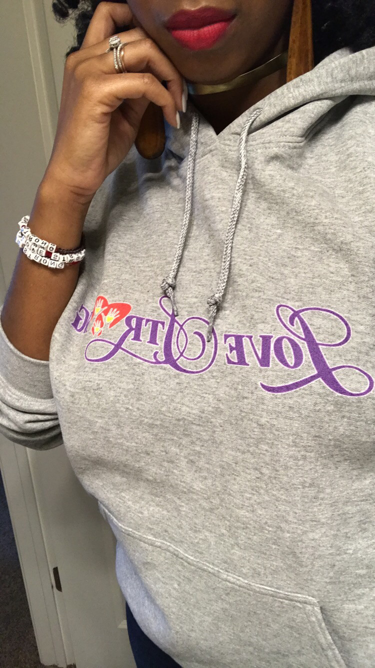 Hooded Love Strong Sweatshirt