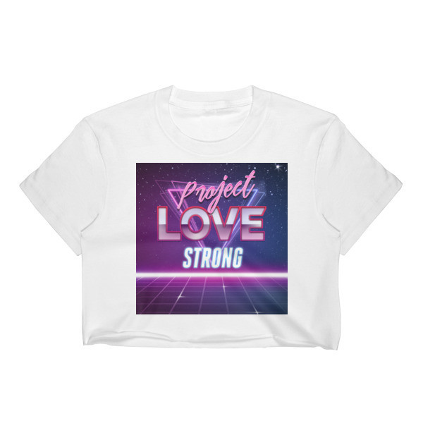 80’s Baby Love Strong Cropped T-Shirt 