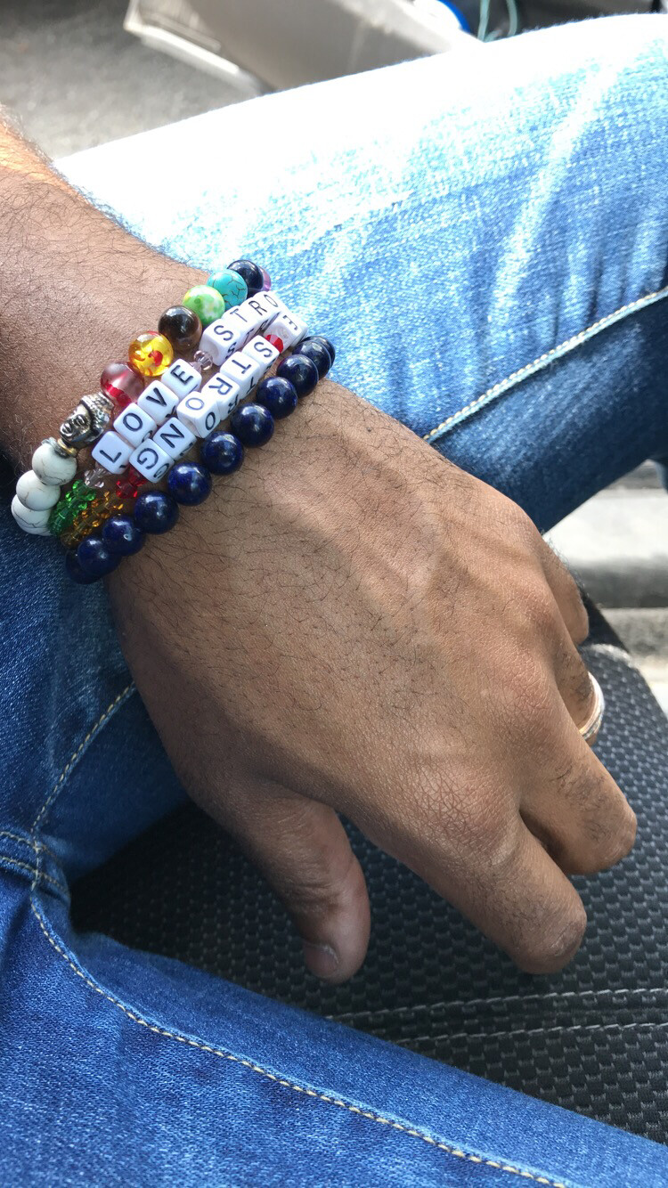 Hand Made Glass Bead Bracelet Bundles