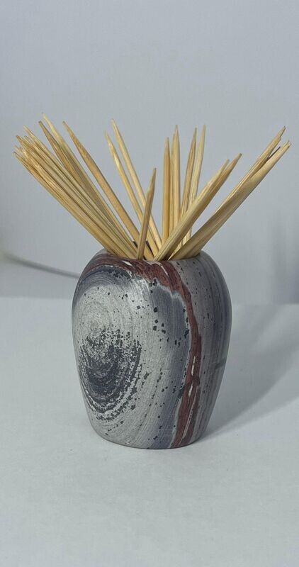 Ribbon Stone tooth pick holder