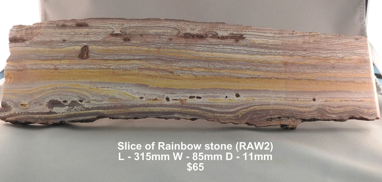 Slice of Rainbow Stone