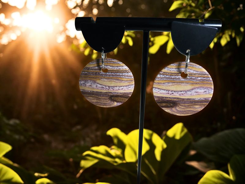 Rainbow stone Earrings