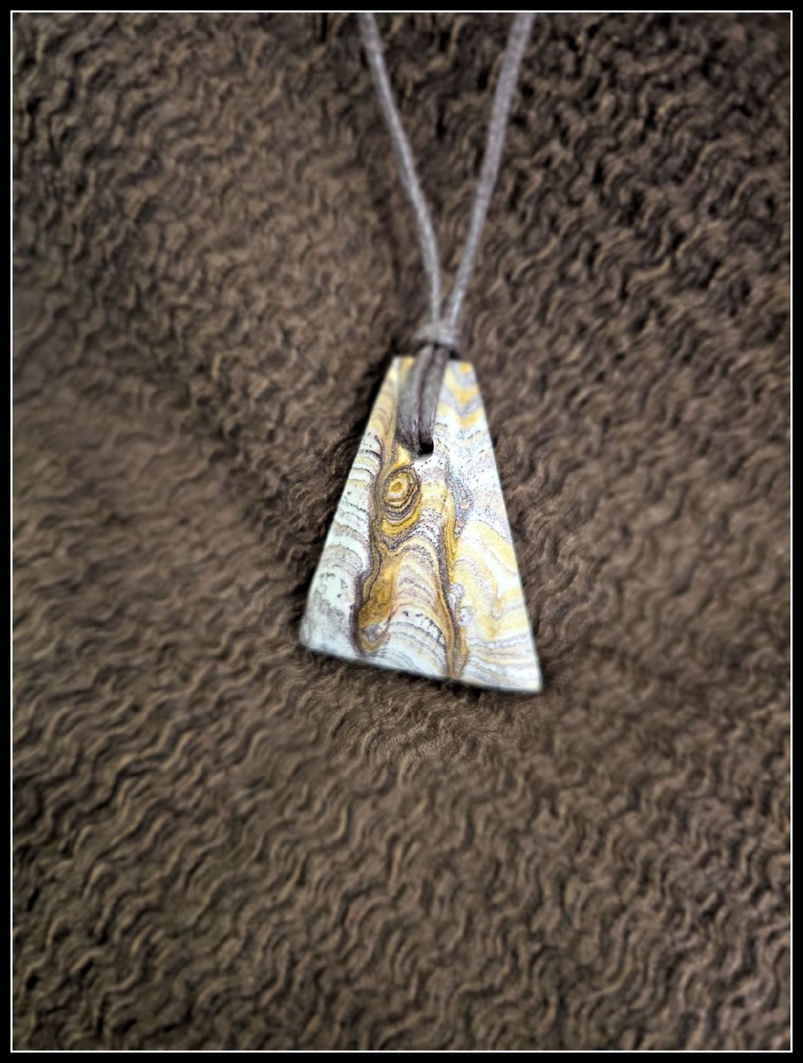 Rainbow stone Adjustable Pendant