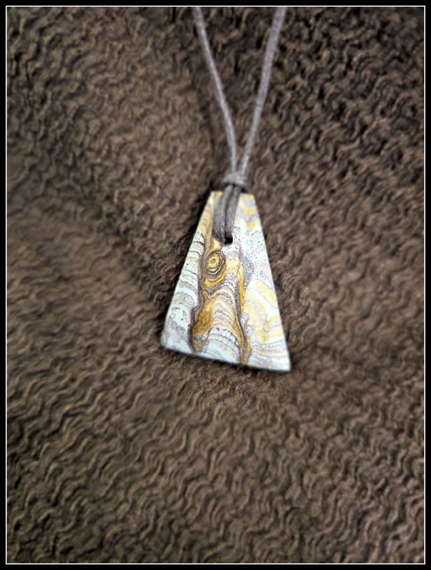 Rainbow stone Adjustable Pendant