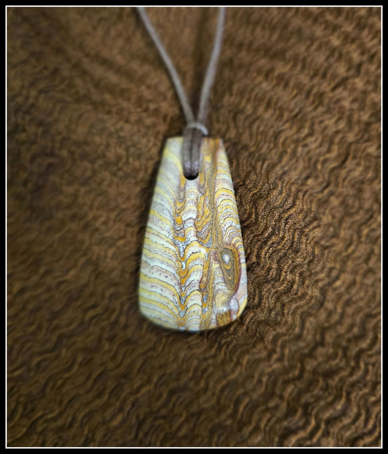 Rainbow Stone Pendant Necklace