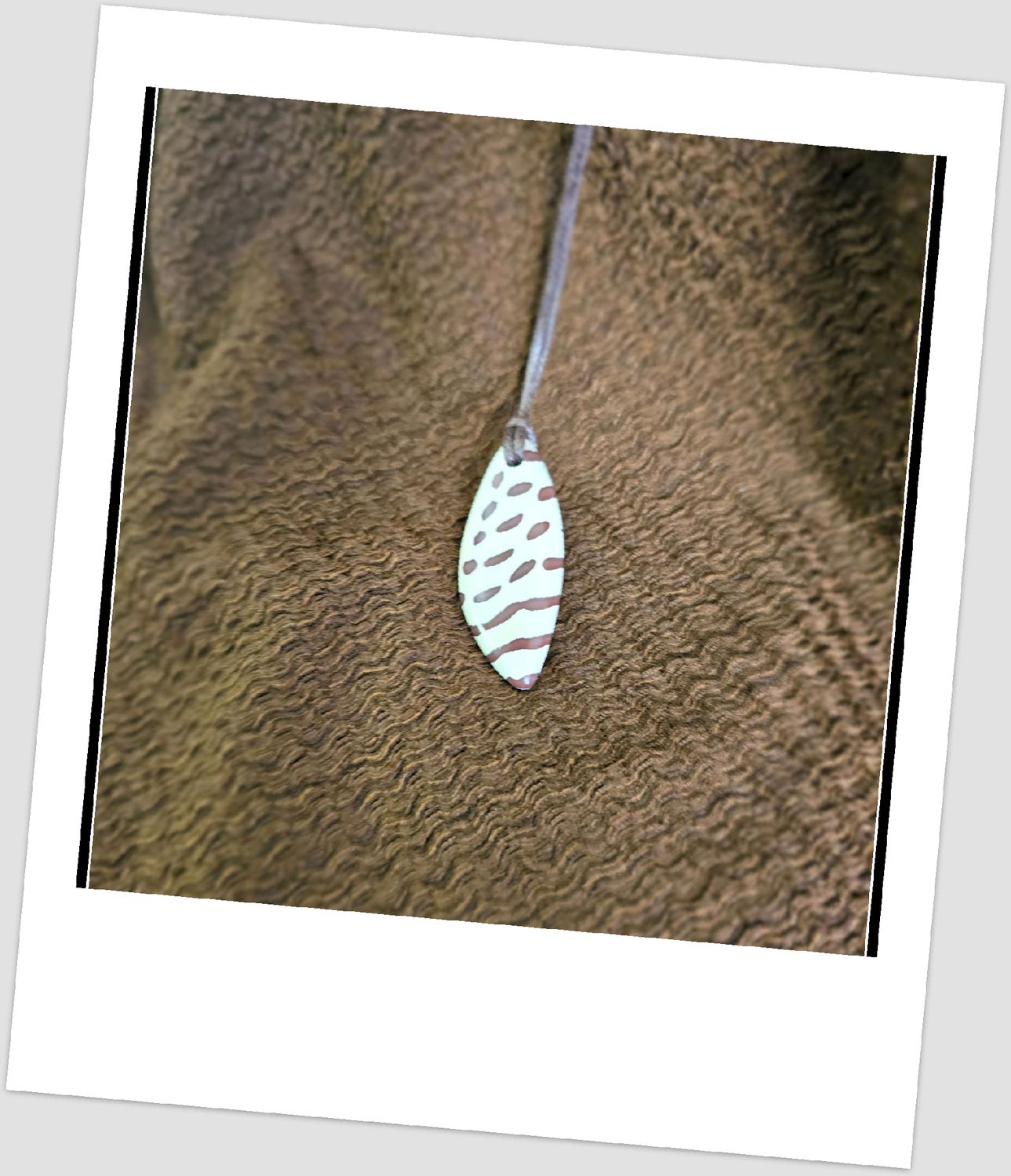 Zebra Stone Pendant