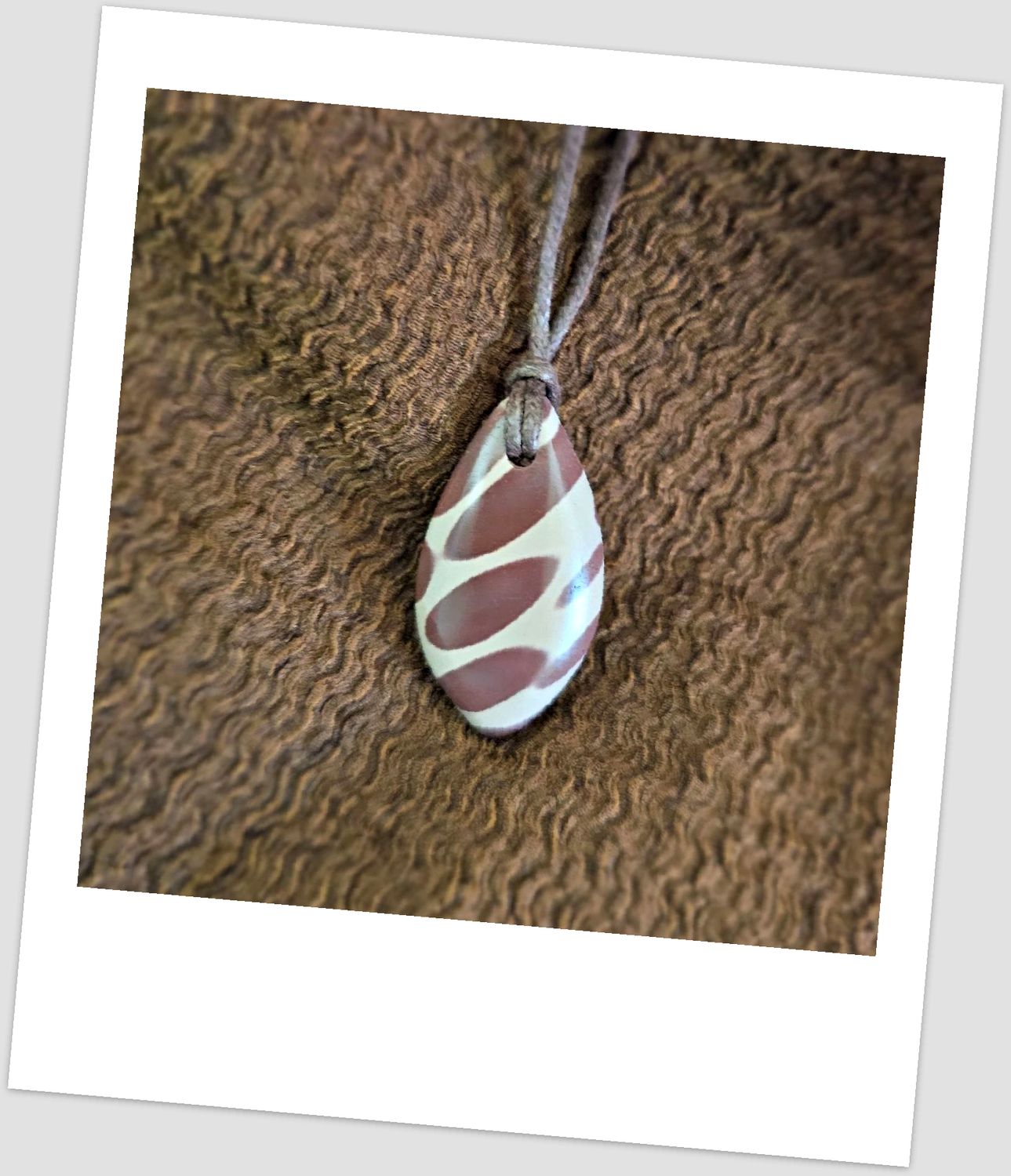 Zebra Stone Pendant