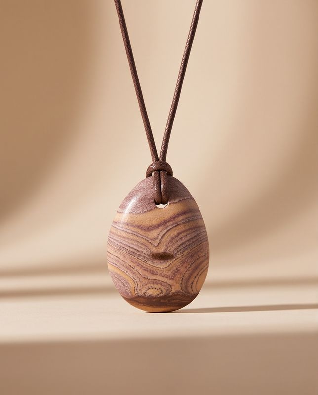 Rainbow stone pendant