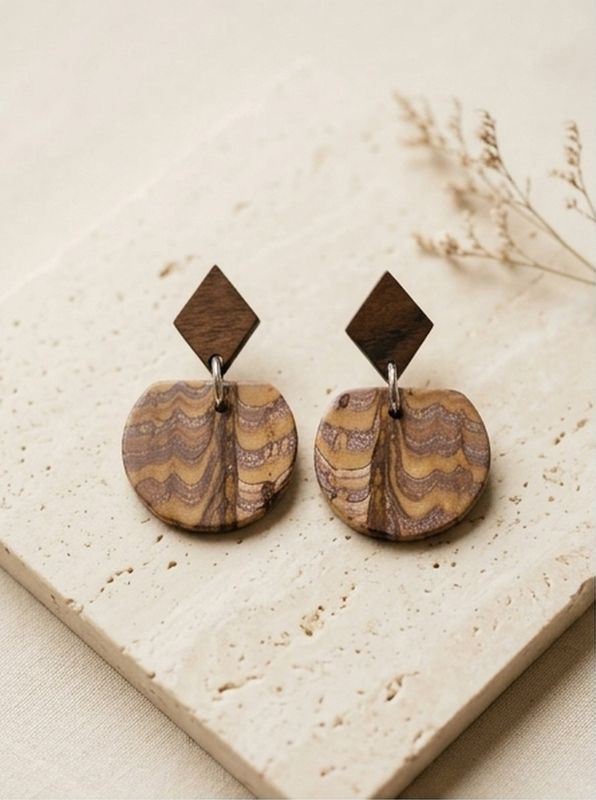 Rainbow stone Earrings