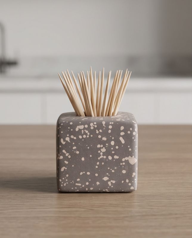 Astronomite toothpick holder